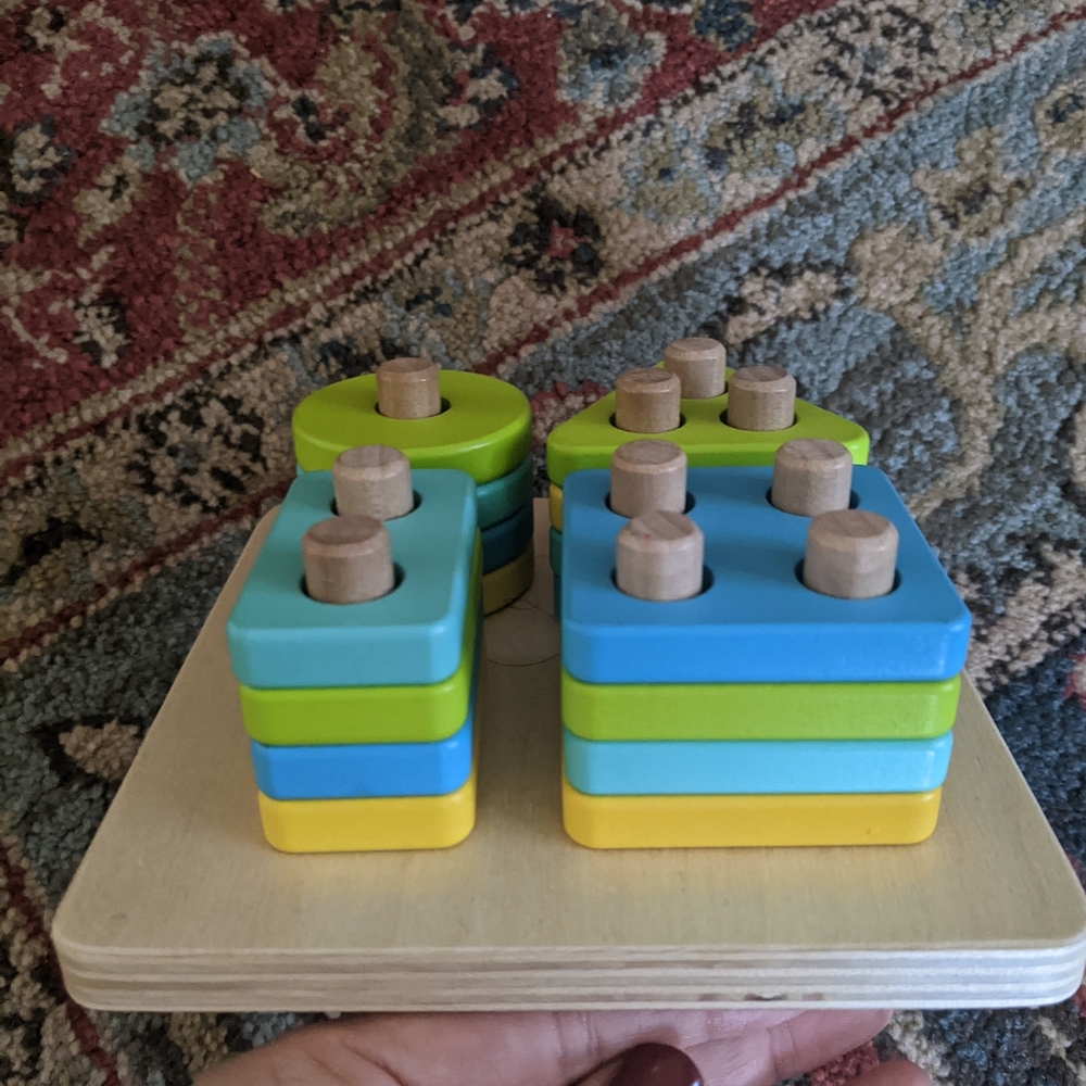 lovevery Sort Stack peg puzzle
